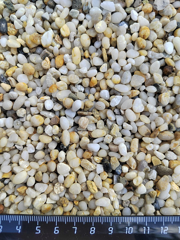 фото Галька крымская жемчужная фр. 3-5 мм. купить в Казани  в интернет-портале КАМЕНЬ КЛУБ