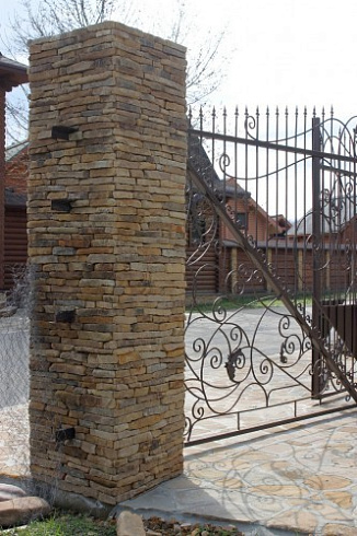 Kamenclub.ru: Песчаник (хворост) art PSG-5-06  купить в Казани    1 900 руб/кв.м   фото КАМЕНЬ КЛУБ