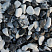 Kamenclub.ru: Мраморная крошка (щебень галтованный микс:белый-черный) фр.40-70 мм.  купить в Казани мрамор белый, черный айвори серый галтовка природного камня 15500 руб/т   фото КАМЕНЬ КЛУБ