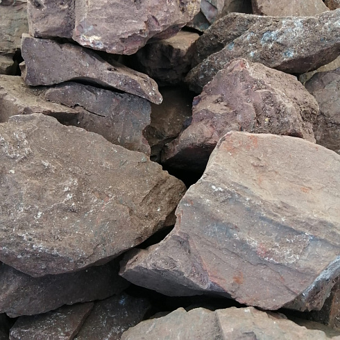 фото Яшма красная  (фр. 70-100 мм)  купить в Казани в интернет-портале КАМЕНЬ КЛУБ