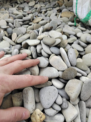 Галька черноморская фр. 40-70 мм.  купить в Казани фото Камень Клуб