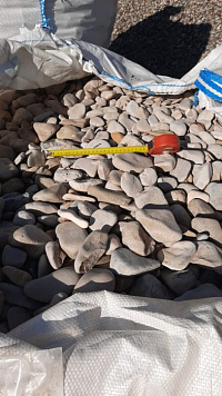 Галька каспийская фр. 40-70 мм.  купить в Казани фото Камень Клуб