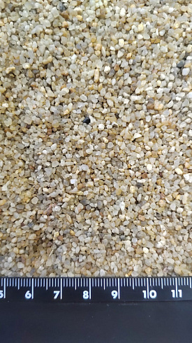 Кварцевый песок для пескоструйных работ фр. 0,8-1,6 мм.  купить в Казани фото Камень Клуб