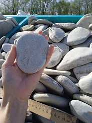 Галька черноморская фр. 100-150 мм.  купить в Казани фото Камень Клуб