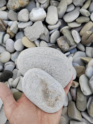 Галька черноморская фр. 50-100 мм.  купить в Казани фото Камень Клуб