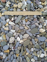 Галька Крымский берег МИКС фр. 20-40 мм.  купить в Казани фото Камень Клуб