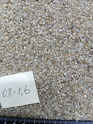 Кварцевый песок для пескоструйных работ фр. 0,8-1,6 мм.  купить в Казани фото Камень Клуб