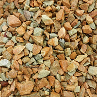 Kamenclub.ru: Щебень крошка желтый (ЗЛАТОЛИТ) фр. 40-70 мм.  купить в Казани златолит мрамор бежевый, золотистый, желтый декоративный щебень  12000 руб/т   фото КАМЕНЬ КЛУБ