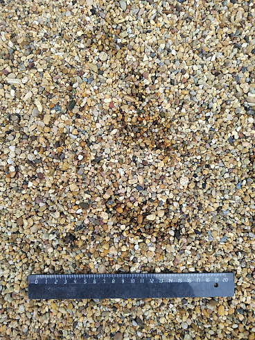 Галька речная окат (рыжая) фр.3-5 мм купить в Казани 