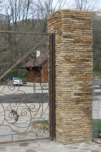 Kamenclub.ru: Песчаник (хворост) art PSG-5-06  купить в Казани    1 900 руб/кв.м   фото КАМЕНЬ КЛУБ