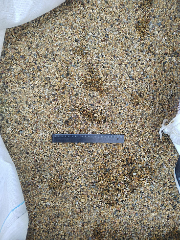 Галька речная окат (рыжая) фр.3-5 мм купить в Казани 