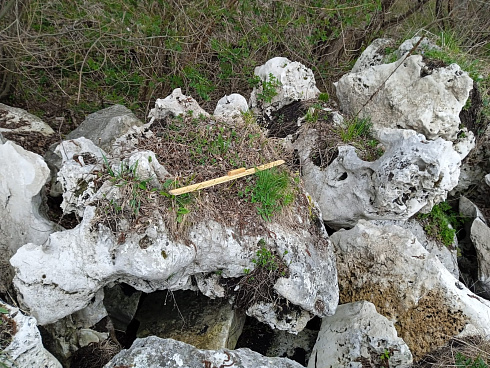 Kamenclub.ru: Выветренный известняк (степной) фр. 500-1500 мм.  купить в Казани    10000 руб/т   фото КАМЕНЬ КЛУБ