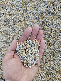 Галька крымская жемчужная фр. 3-5 мм.  купить в Казани фото Камень Клуб